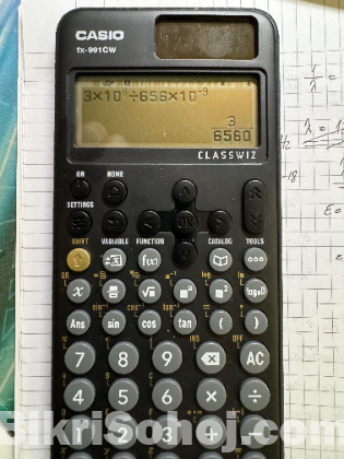 Casio cw 991 calculator